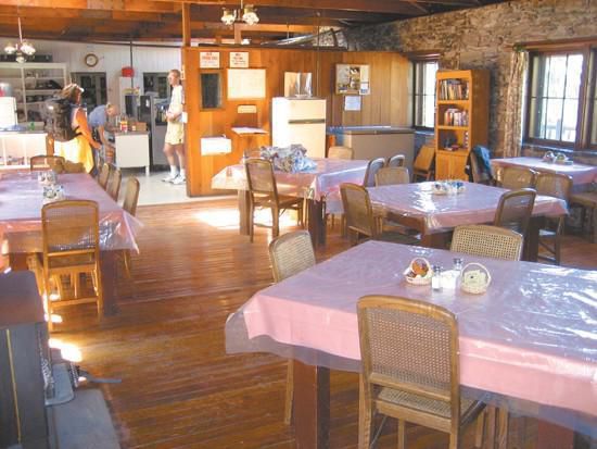 Sperry Chalet dining room